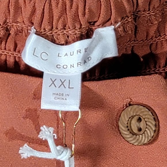 NWT LC by Lauren Conrad Aragon Puff Sleeve Peasant Dress Women's XXL - Picture 3 of 5